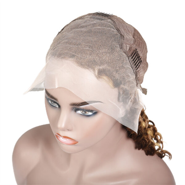 Piano Color Highlight #4/27 Deep Wave 13x4 BOB Lace Front Wig - Image 8